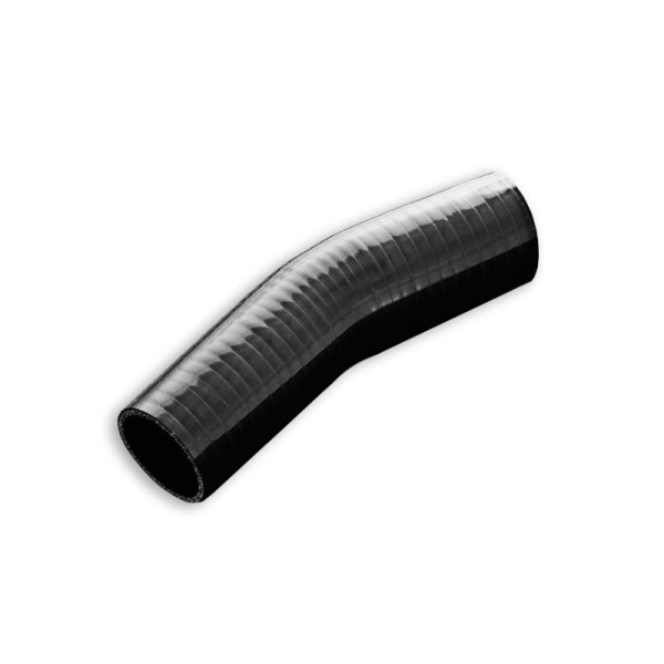 Black Silicone Reducer Elbow 23' 51/76mm
