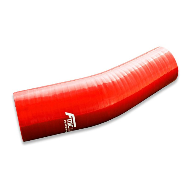 Red Silicone Reducer Elbow 23' 76/102mm Connector