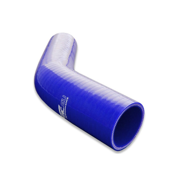 Blue Silicone 45° Reducer Elbow 51/70mm