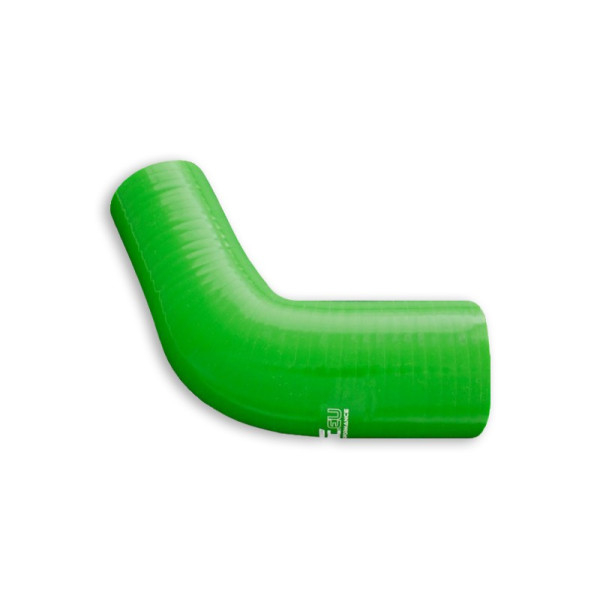 Green Silicone Reducer Elbow 67° 70/80mm