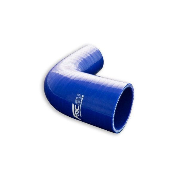 90° Blue Silicone Reducer Elbow 70/76mm