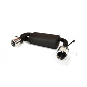 Sport Muffler Exhaust for Audi TT Quattro Typ 8N 1998-2006 Coupe Cabrio
