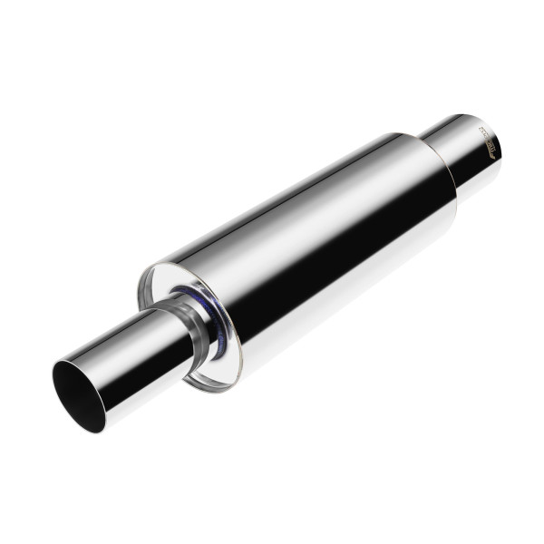 Pro Round Muffler 425mm - 76/102mm Inlet