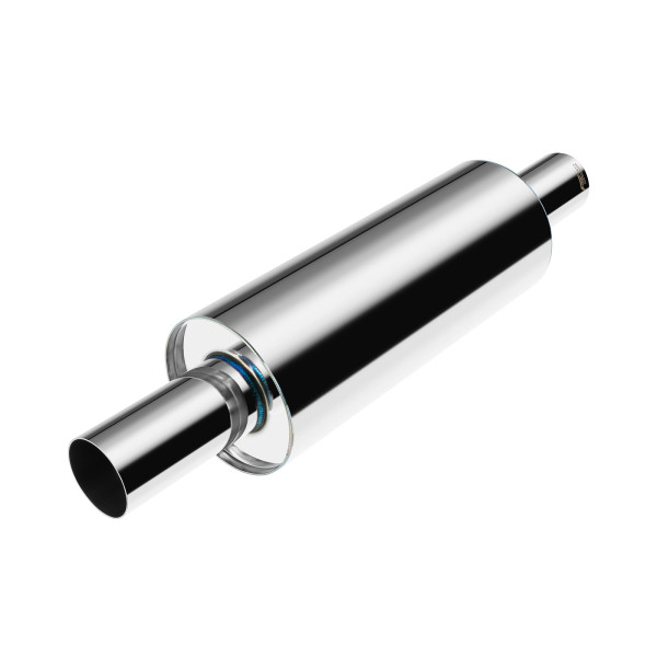 Pro Round Muffler 425mm - 76/102mm Inlet