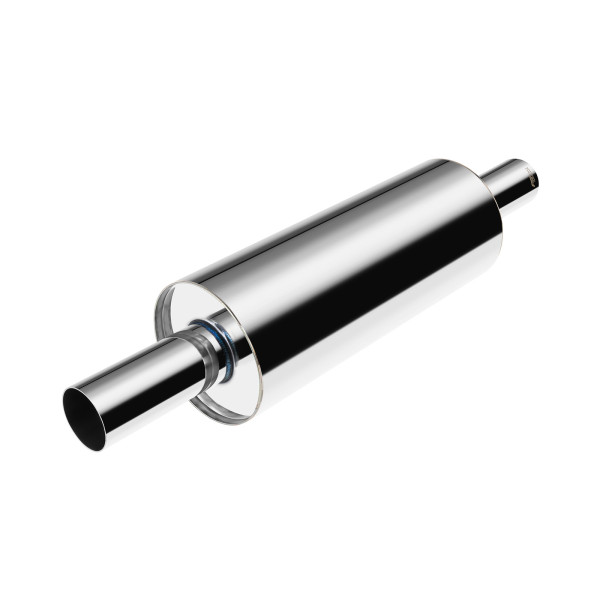 Pro Round Muffler 425mm - 89/114mm Size