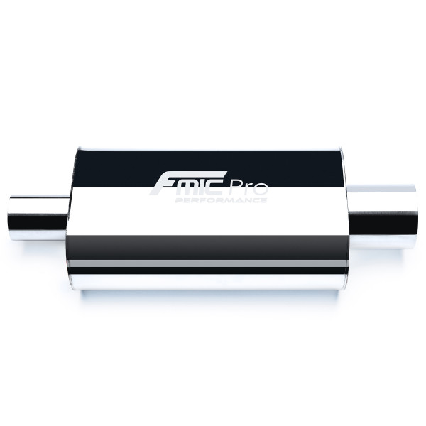Oval Through Muffler Pro 350mm 76mm Exhaust