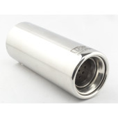Universal Round Exhaust Tail Pipe Muffler Tip 80mm x 200mm