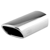 Rectangular Universal Exhaust Tail Pipe Muffler Tip 105×80mm Length 200mm