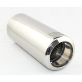 Universal Exhaust Tail Pipe Muffler Tip Round 80mm Length 200mm