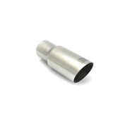Universal Exhaust Tail Pipe Muffler Tip round 80mm lenght 120mm mounting diameter 55mm