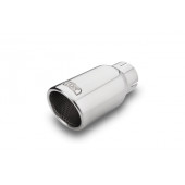Universal Exhaust Tail Pipe Muffler Tip round 80mm lenght 120mm mounting diameter 65mm