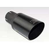 Universal Exhaust Tail Pipe Muffler Tip round 80mm lenght 120mm mounting diameter 60mm