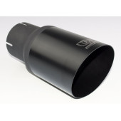 Universal Exhaust Tail Pipe Muffler Tip round 90mm lenght 120mm mounting diameter 55mm