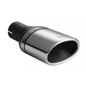 Universal Exhaust Tail Pipe Muffler Tip oval 120×80mm lenght 120mm mounting diameter 50mm