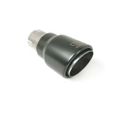 Universal Exhaust Tail Pipe Muffler Tip round 90mm lenght 120mm mounting diameter 65mm
