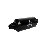 10 Micron Black Fuel Filter with Male AN-10 Ports & Cellulose Element