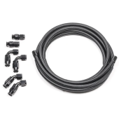 10AN Universal PTFE Hose Kit Black Carbon