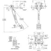 Wilwood 340-16387 Swing Mount Brake Pedal 5.5-6.25:1 Dual M/C