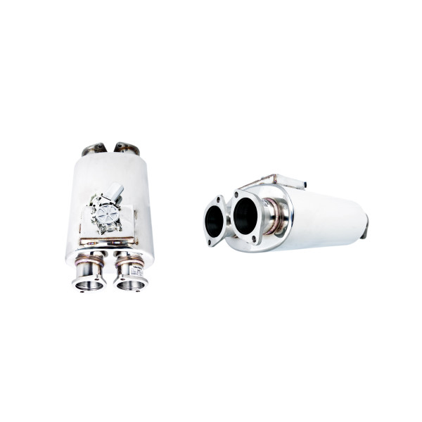 Oval body muffler XForce with Varex system 15,24cm x 25,4cm x 40,64cm