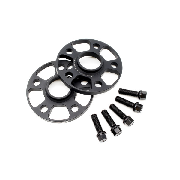 Hubcentric Wheel Spacers with 15mm Width Ball Seat Bolts (Pair)