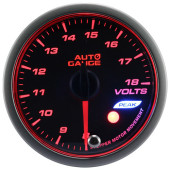 Auto Gauge Voltage Indicator Stepper Motor Peak Series 52mm Amber