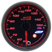 New Auto Gauge oil temperature Indicator Stepper Motor Peak series 52mm amber