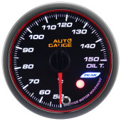 Auto Gauge Oil Temperature Indicator Stepper Motor Peak Series 60mm Amber