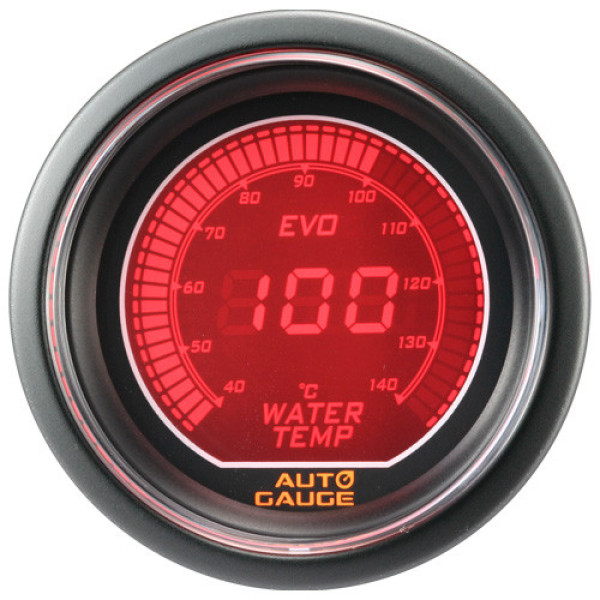 Auto Gauge EVO Series Water Temperature Indicator