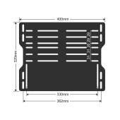 Baseplate SIMSONN Simulator Simracing - Silver