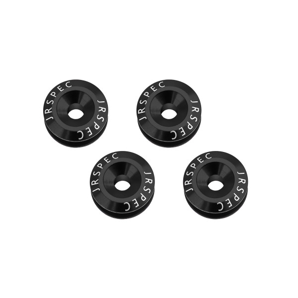 Black Quick Release Aluminum Bumper Fender Fastener Kit JRspec