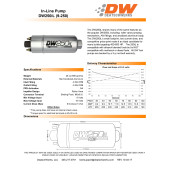 Fuel pump DeatschWerks DW250il 250 lph