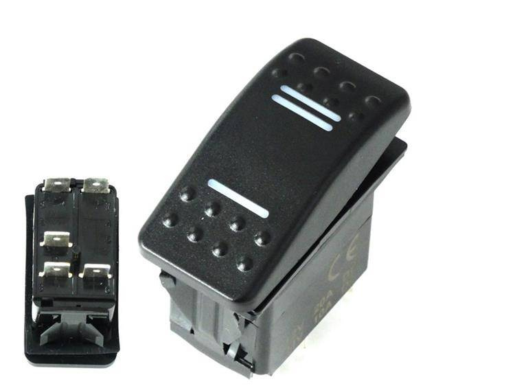 TURBOWORKS 5-Pin Blue Switch ON-OFF for