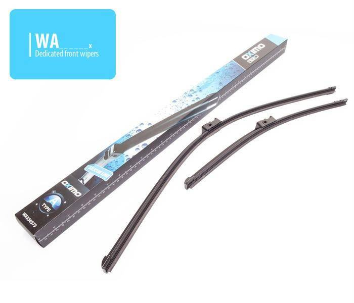 OXIMO Front set dedicated silicon wiperblades