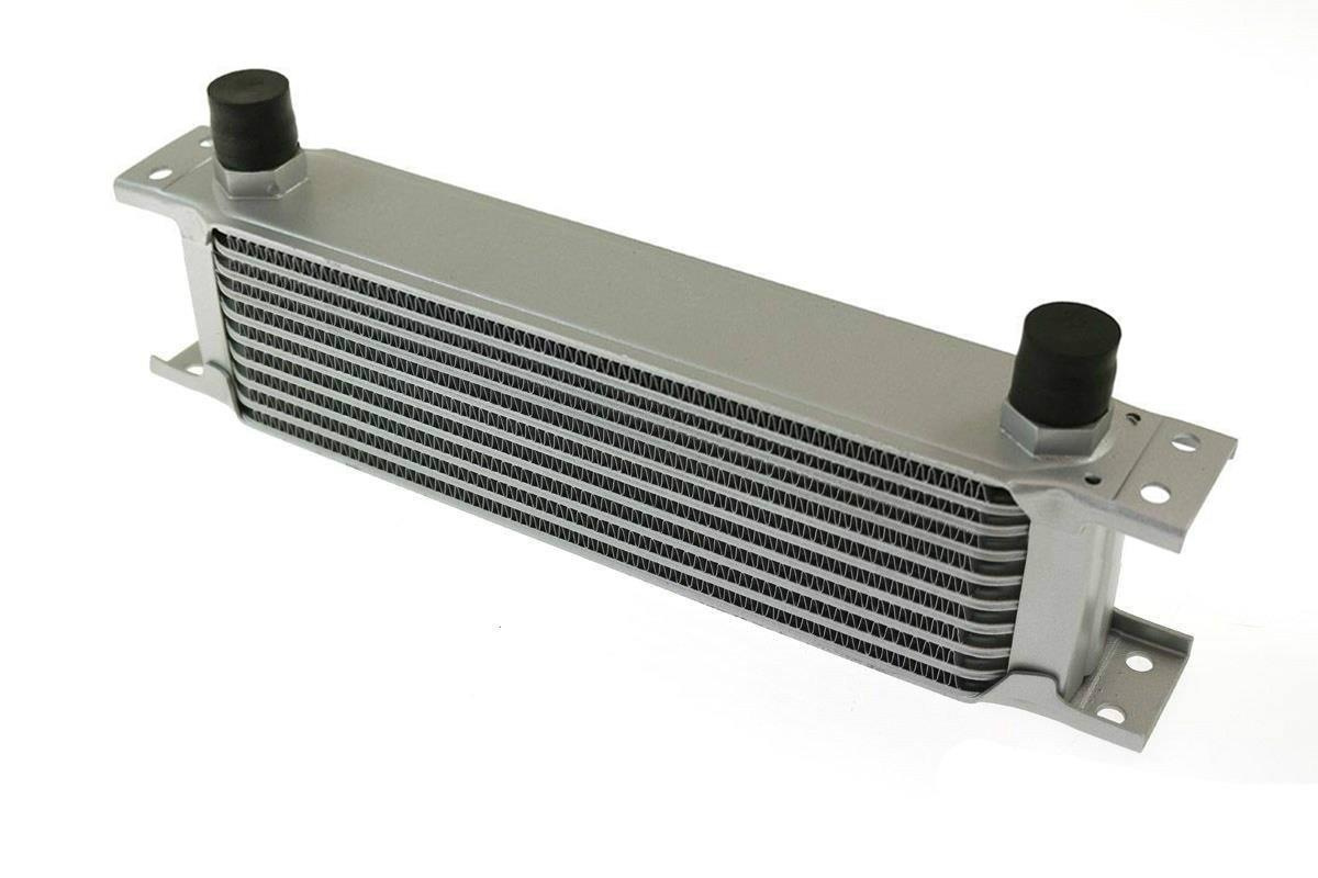 TURBOWORKS 10-Row AN8 Silver Oil Cooler