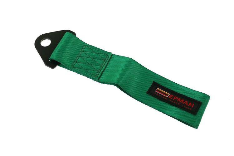 EPMAN Green Tow Strap - Heavy-Duty