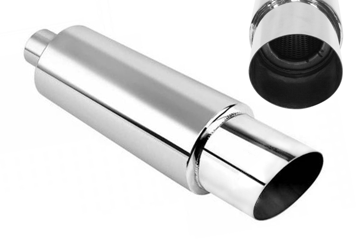 TURBOWORKS 89mm Inlet Rear Muffler -