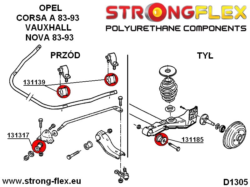 Strongflex Opel Tigra A & Corsa