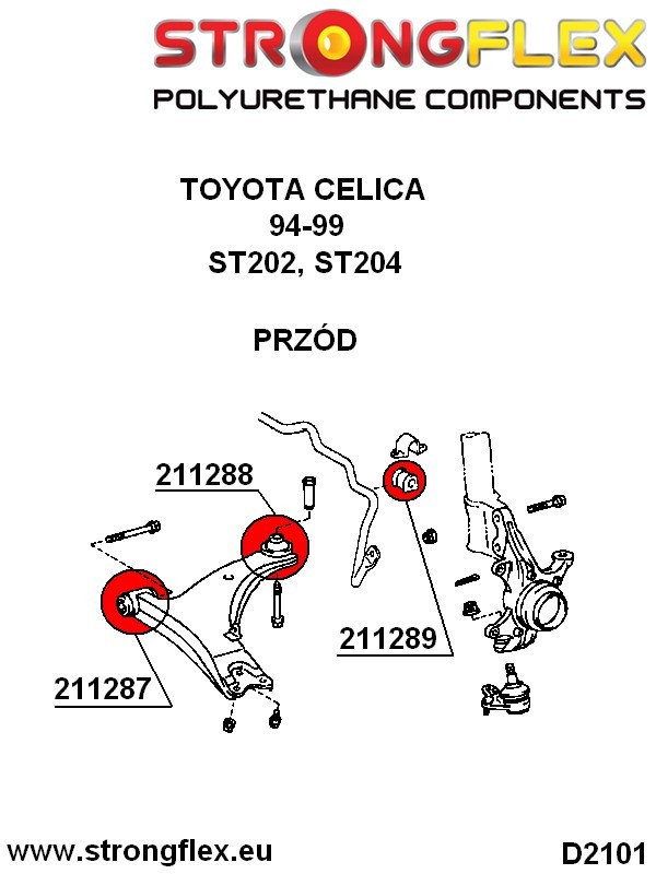 Strongflex Toyota Celica VI T200 Front