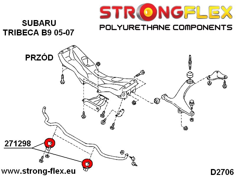 Strongflex 25mm Front Anti-Roll Bar Bush